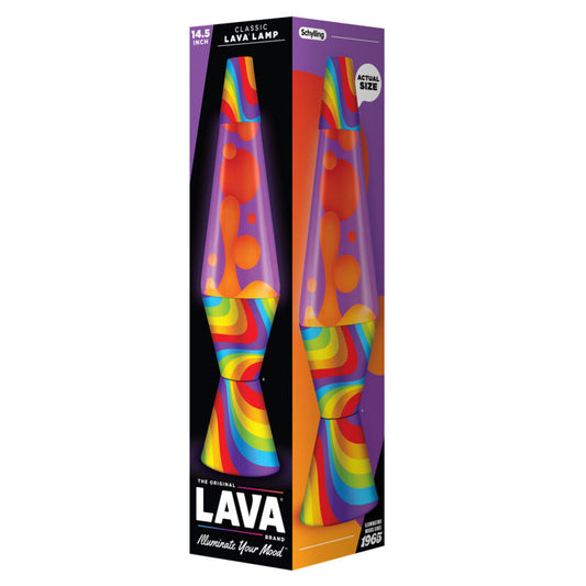 14.5″ Lava Lamp Flowing Color Bands - US 1911