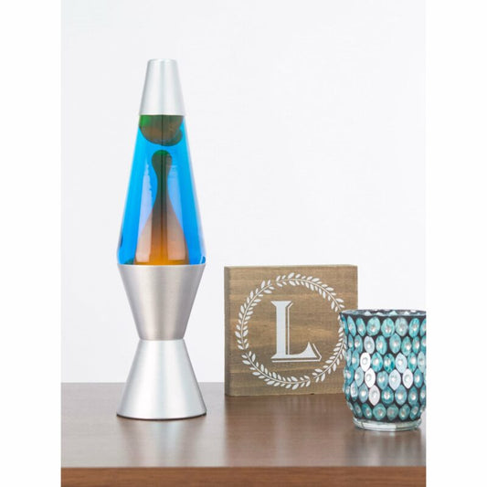 14.5” LAVA Lamp – Orange/Blue/Silver - US 7617