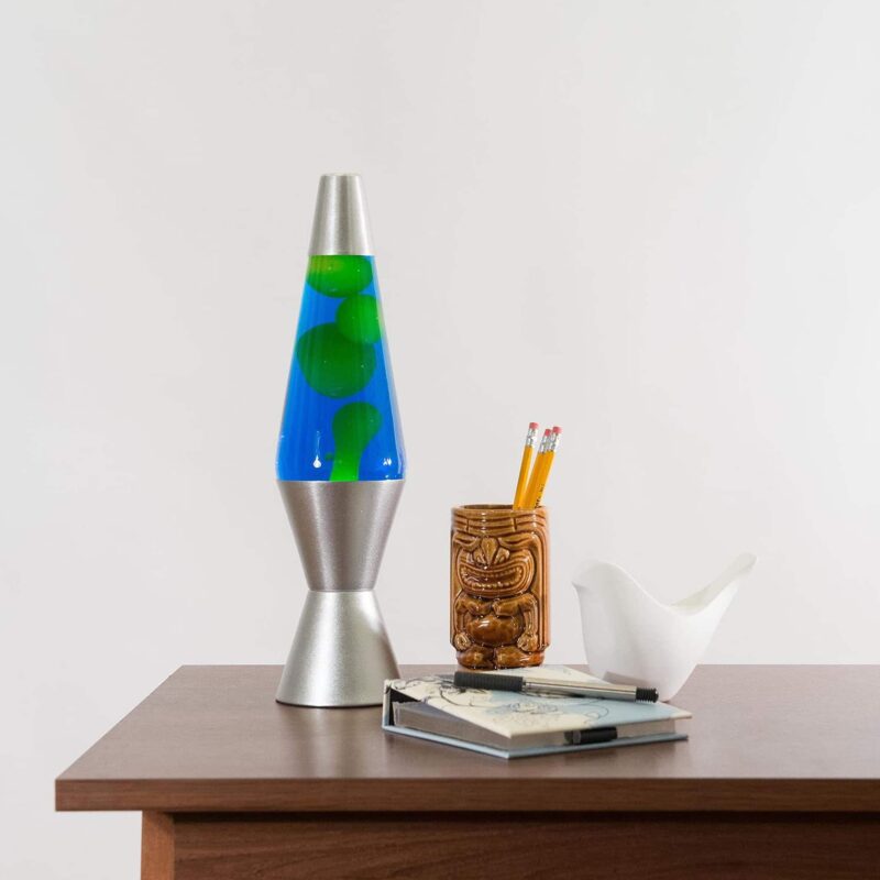 14.5” LAVA Lamp – Yellow/Blue/Silver - US 8558