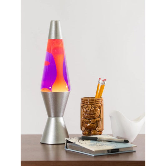 14.5” LAVA Lamp – Yellow/Purple/Silver - US 5307