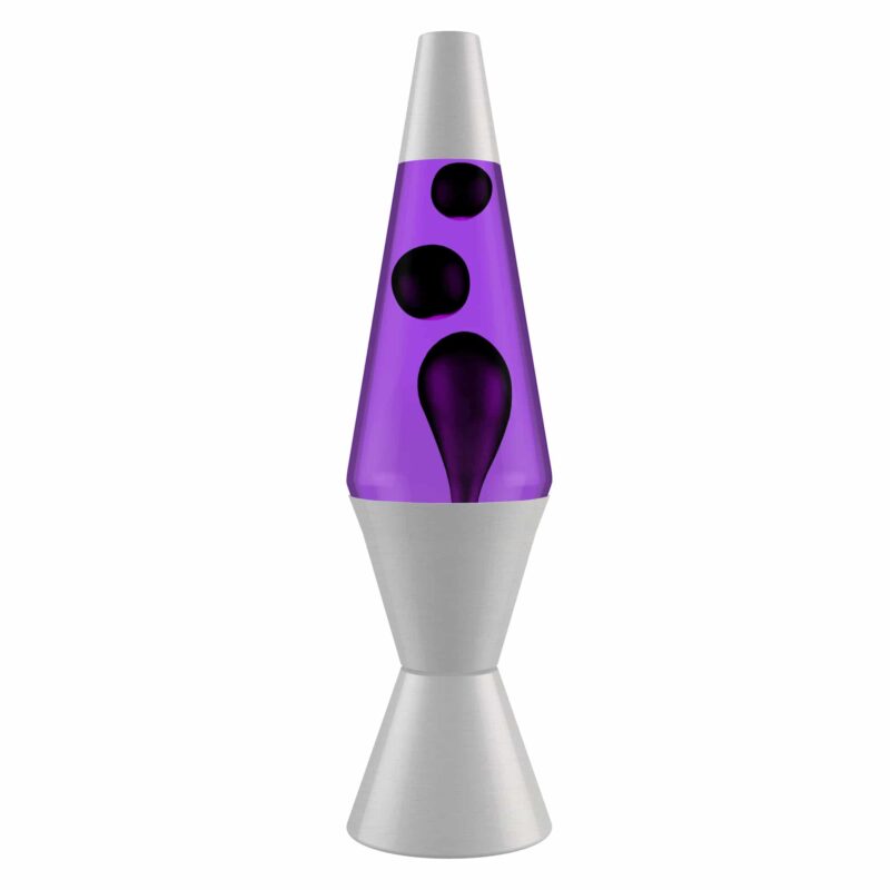 14.5’’ LAVA Lamp – Black &amp; Purple - US 6818