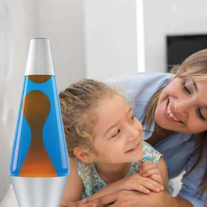 14.5” LAVA Lamp – Orange/Blue/Silver - US 7617