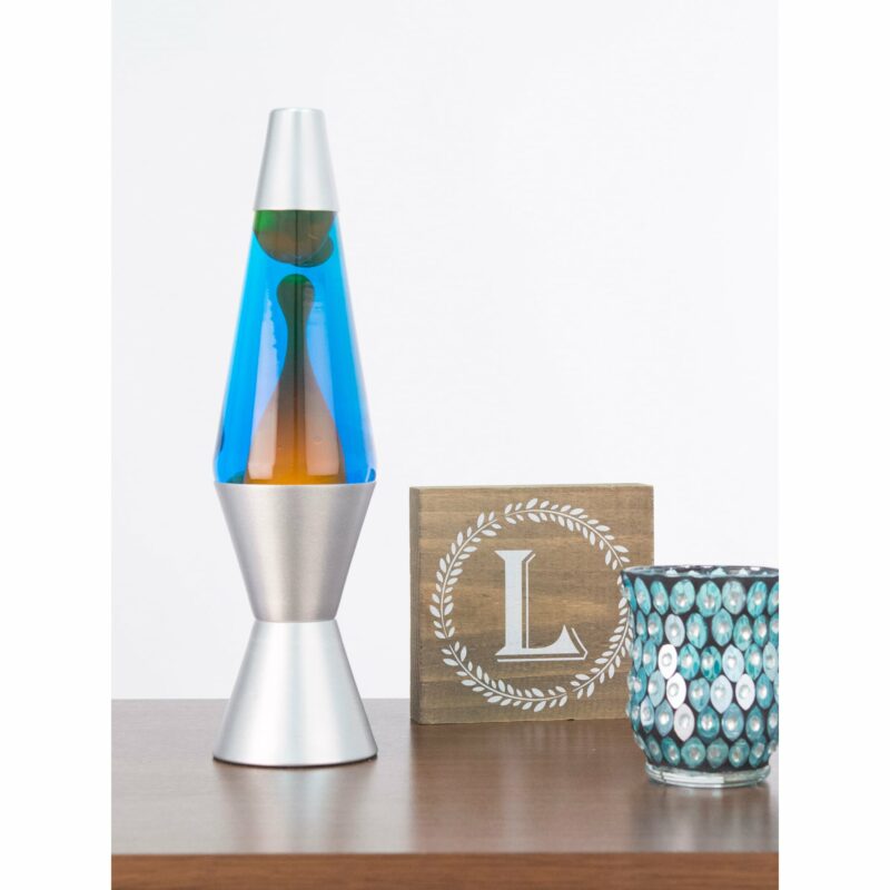 14.5” LAVA Lamp – Orange/Blue/Silver - US 7617