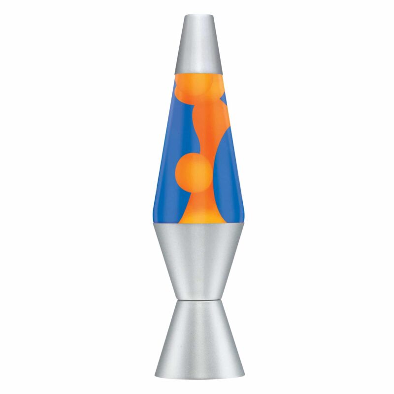 14.5” LAVA Lamp – Orange/Blue/Silver - US 7617