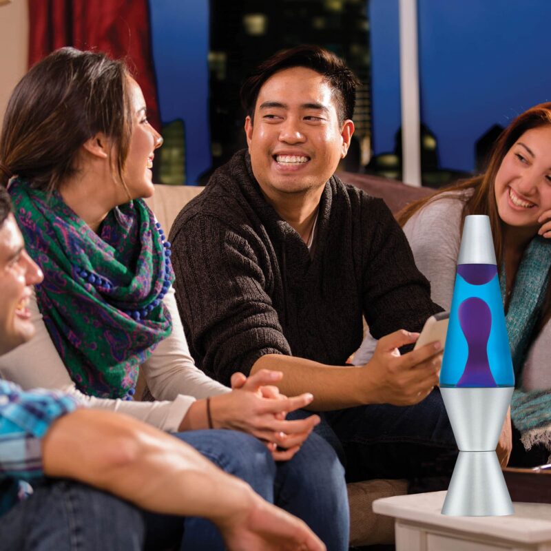 14.5″ LAVA Lamp – Purple/Blue/Silver - US 5876