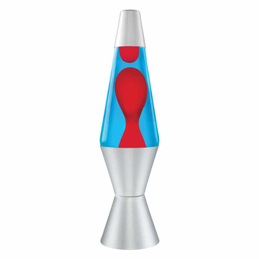 14.5″ LAVA Lamp – Red/Blue/Silver - US 8250