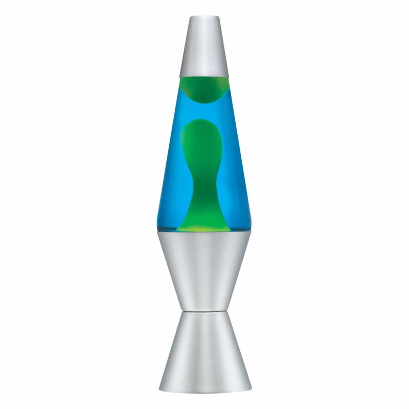 14.5” LAVA Lamp – Yellow/Blue/Silver - US 8558