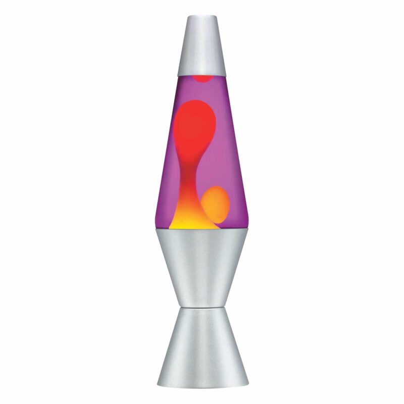 14.5” LAVA Lamp – Yellow/Purple/Silver - US 5307