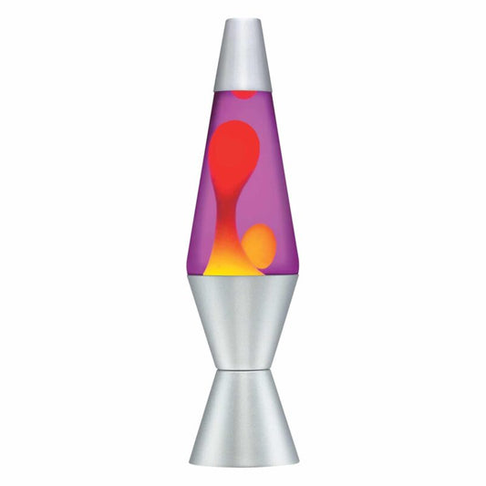 14.5” LAVA Lamp – Yellow/Purple/Silver - US 5307