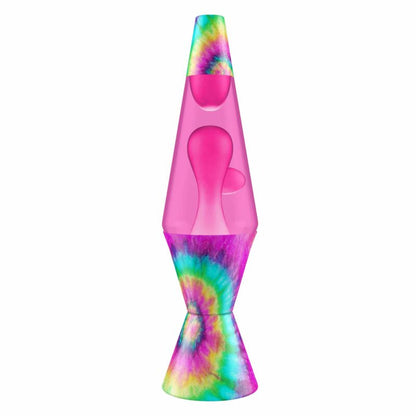 14.5″ LAVA Lamp – Tie Dye Pink Spiral - US 1823