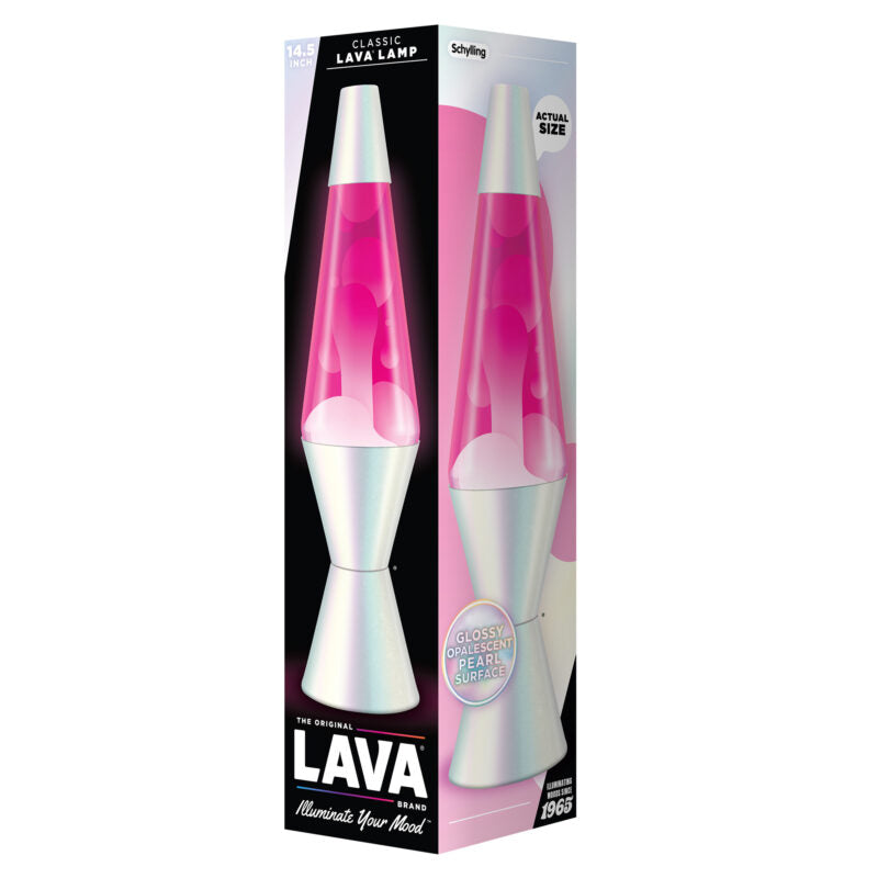 14.5″ Lava Lamp Opalescent Pearl - US 7313
