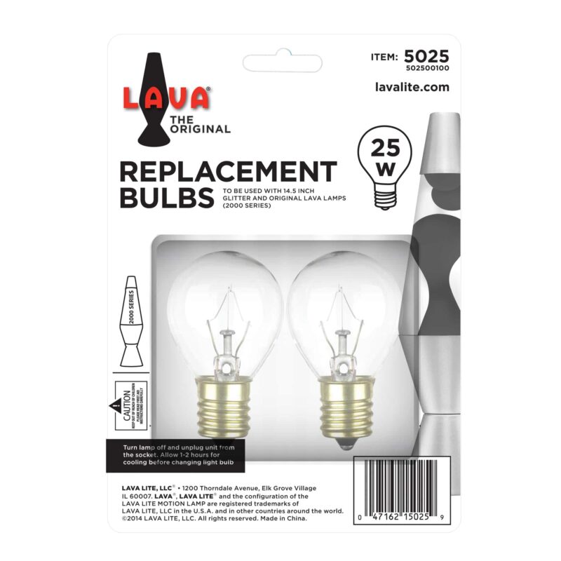 25W LAVA Lamp Light Bulb W/Tray - US 7486