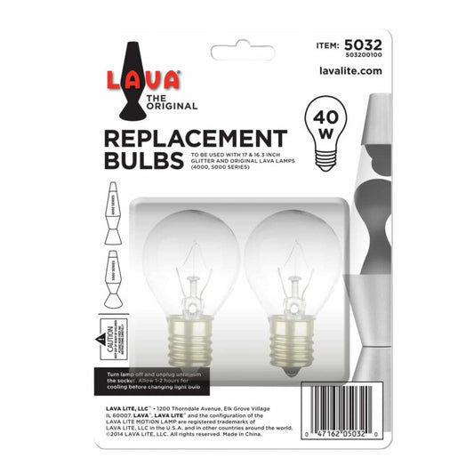 40W LAVA Lamp Light Bulb A15 - US 5356