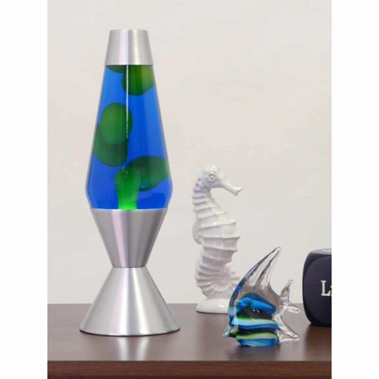 16.3″ LAVA Lamp – Yellow/Blue/Silver - US 6806