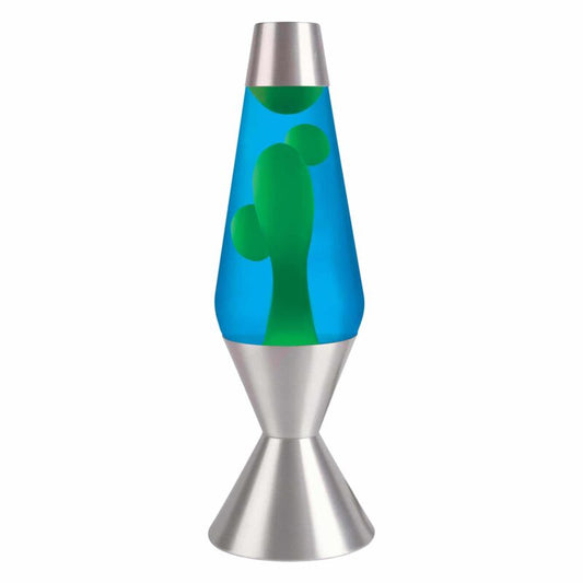 16.3″ LAVA Lamp – Yellow/Blue/Silver - US 6806