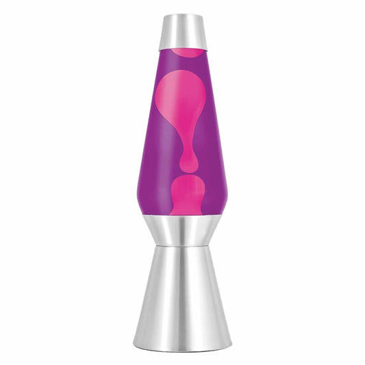 27″ LAVA Lamp Grande – Pink/Purple/Silver - US 9008