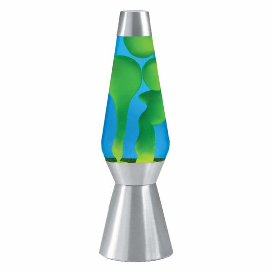 27″ LAVA Lamp Grande – Yellow/Blue/Silver - US 3131