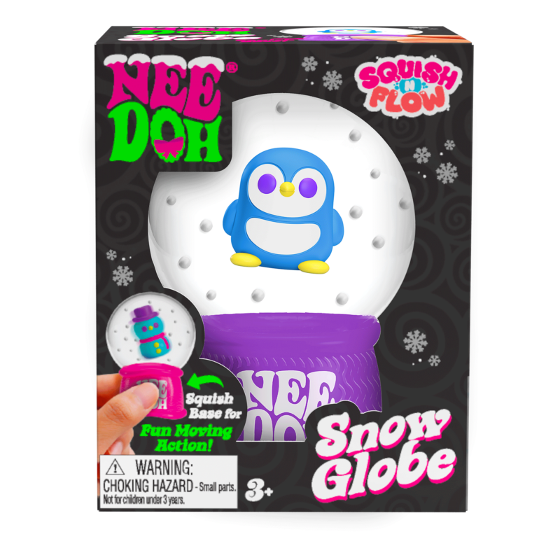 NeeDoh Squish N Flow Snow Globe - US 7794