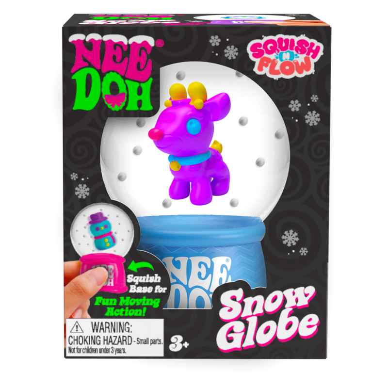 NeeDoh Squish N Flow Snow Globe - US 7794