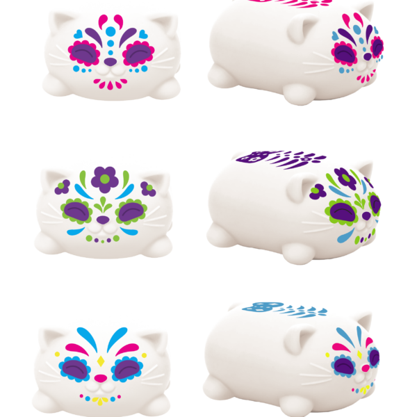 NeeDoh Sugar Skull Cats - US 4089
