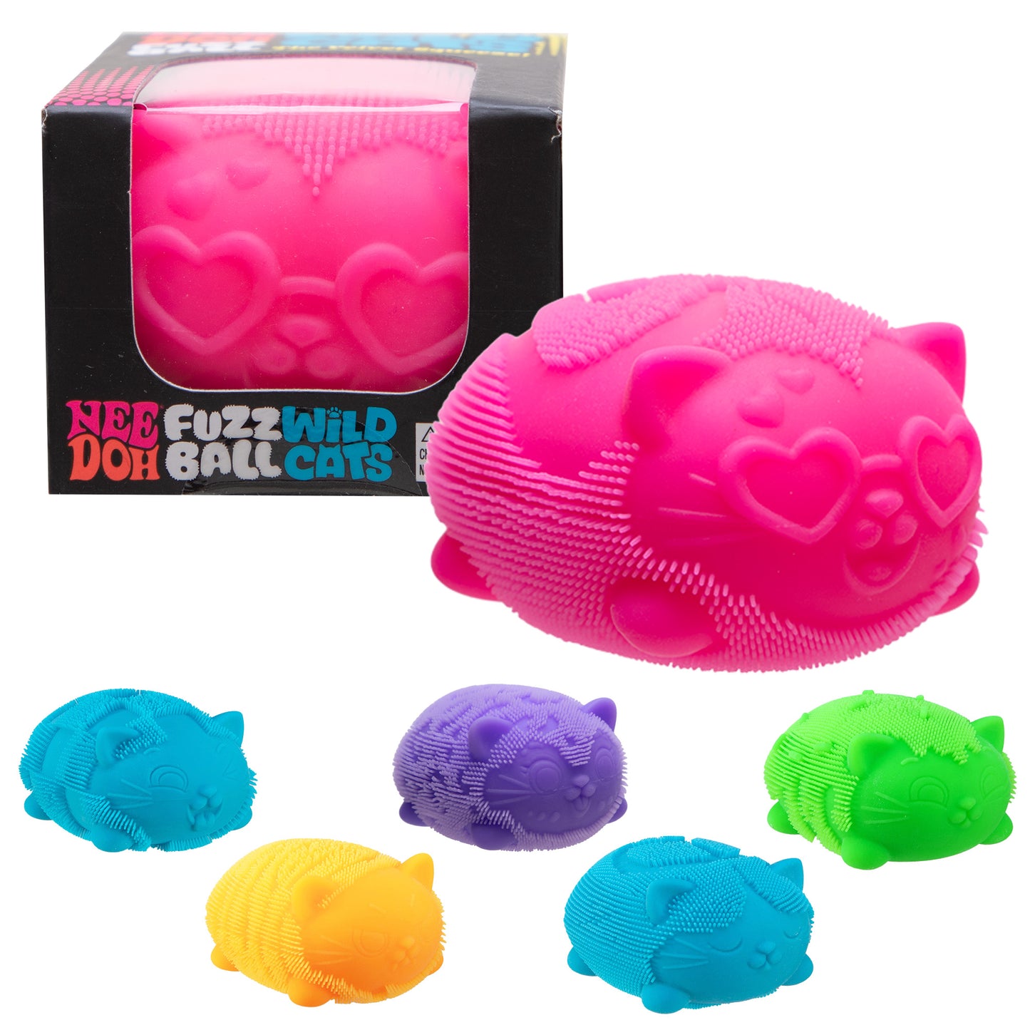NeeDoh® Fuzz Ball Wild Cats - US 7164